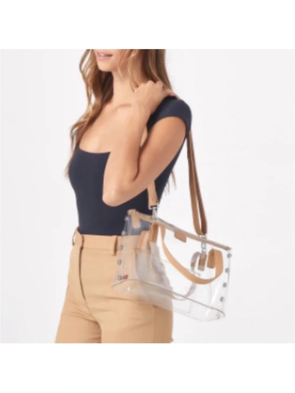 Hammitt Addie Medium Clear Tote Crossbody